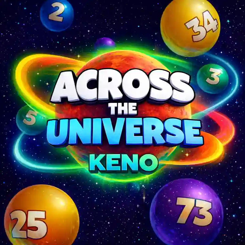Across the Universe Keno gameplay interface